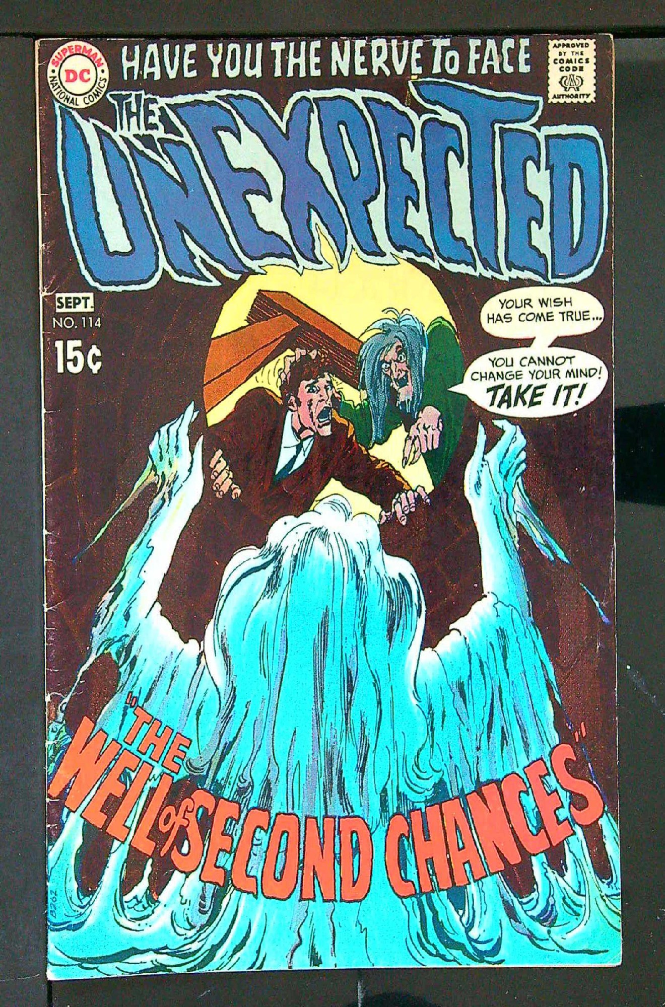 ACTUAL SCAN OF COMIC!<br> Cover of Unexpected (Vol 1) #114. One of 250,000 Vintage American Comics on sale from Krypton!