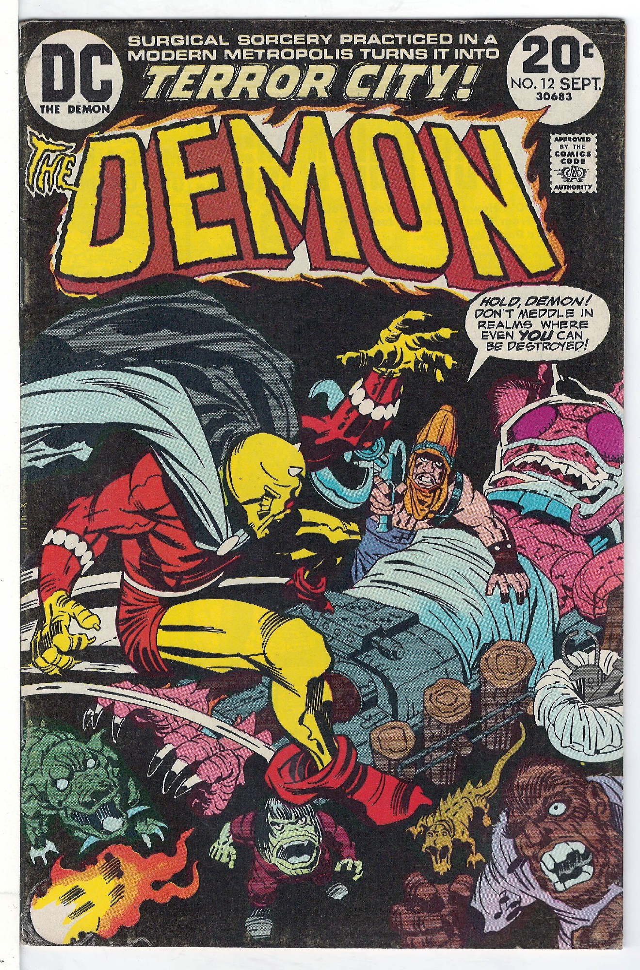 ACTUAL SCAN OF COMIC!<br> Cover of Demon (Vol 1) The #12. One of 250,000 Vintage American Comics on sale from Krypton!