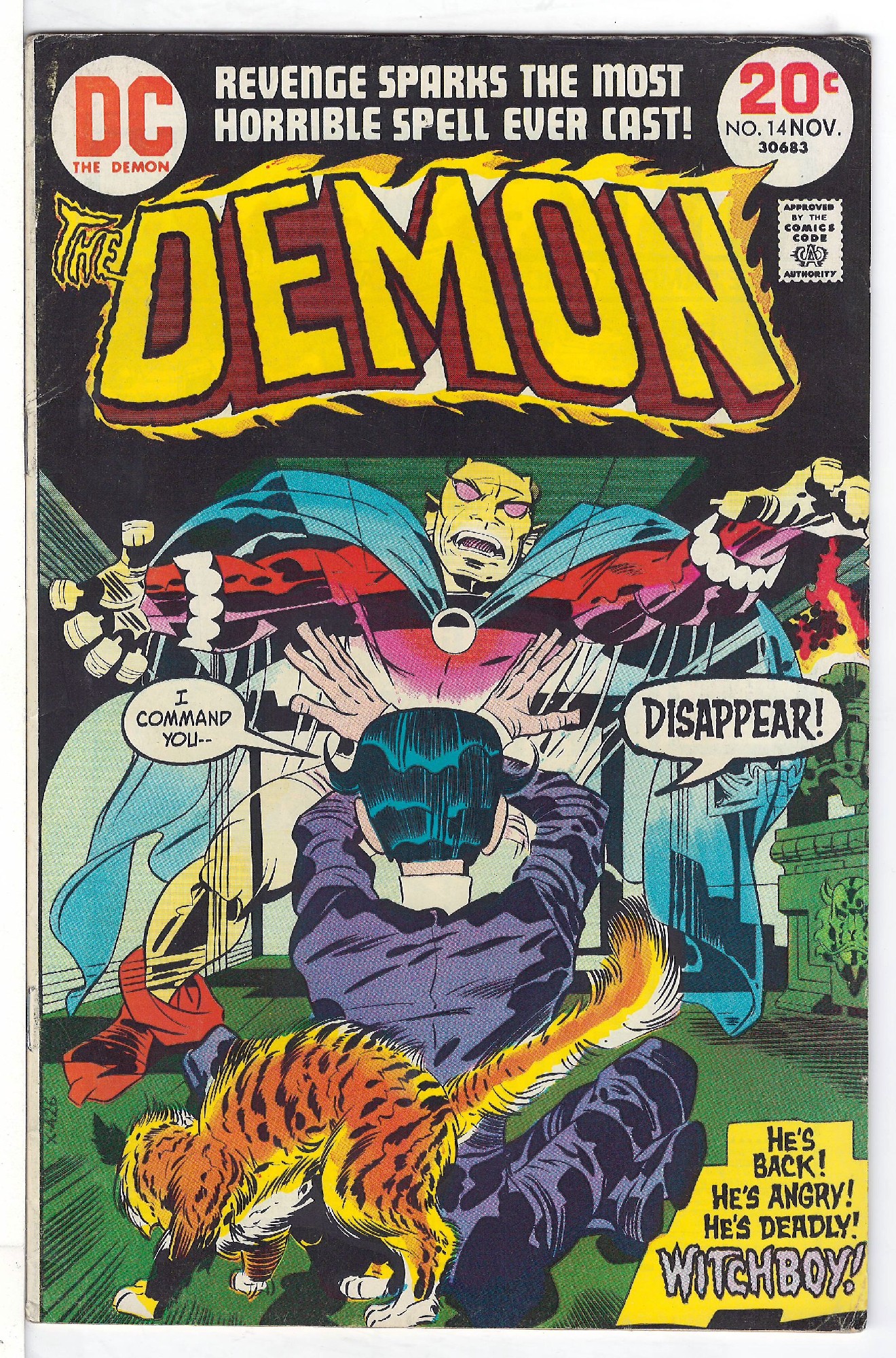 Klarion the WItchboy Appearance<br>ACTUAL SCAN OF COMIC!<br> Cover of Demon (Vol 1) The #14. One of 250,000 Vintage American Comics on sale from Krypton!