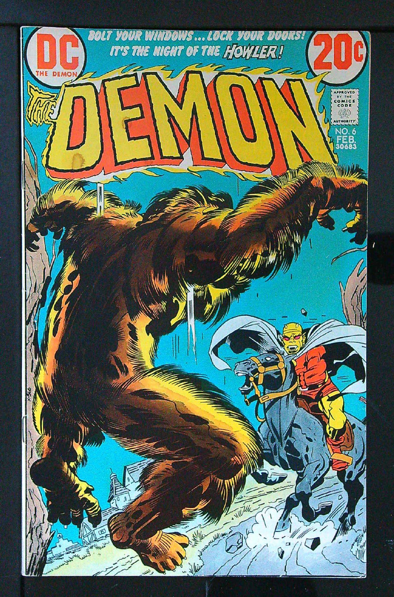 1st Appearance of Howler<br>ACTUAL SCAN OF COMIC!<br> Cover of Demon (Vol 1) The #6. One of 250,000 Vintage American Comics on sale from Krypton!