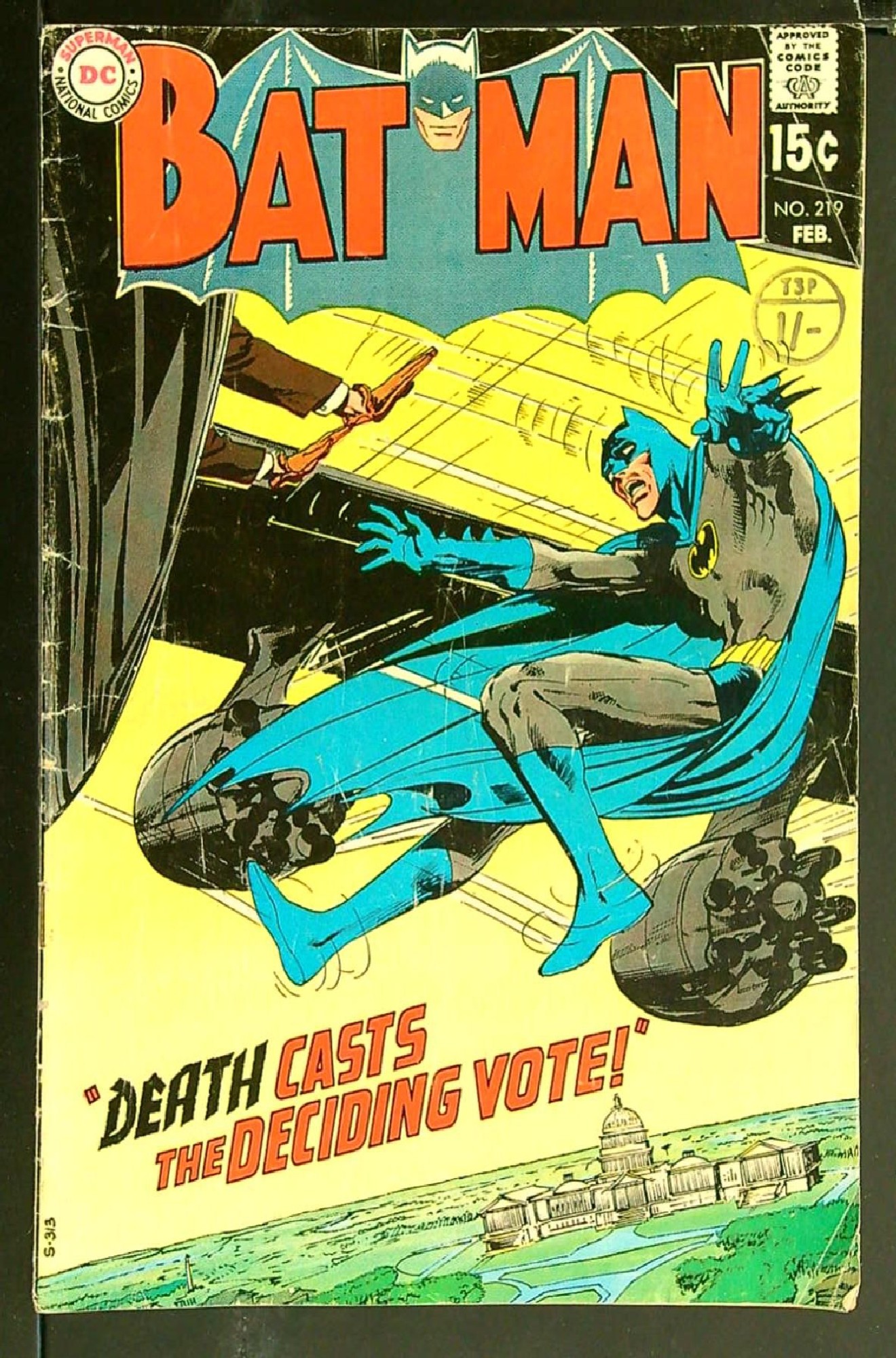 Cover of Batman #219. One of 250,000 Vintage American Comics on sale from Krypton!