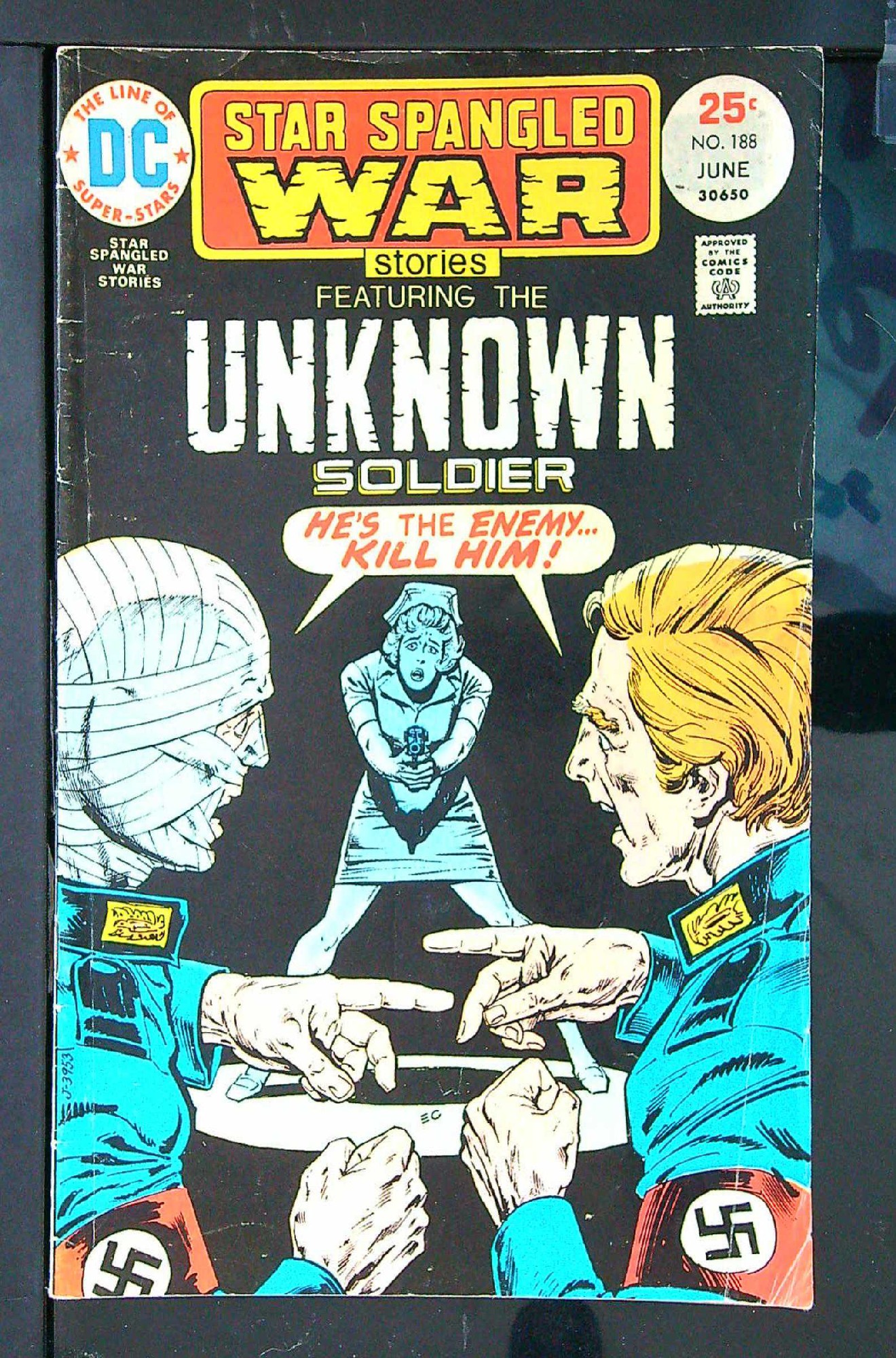 ACTUAL SCAN OF COMIC!<br> Cover of Star Spangled War Stories (Vol 1) #188. One of 250,000 Vintage American Comics on sale from Krypton!