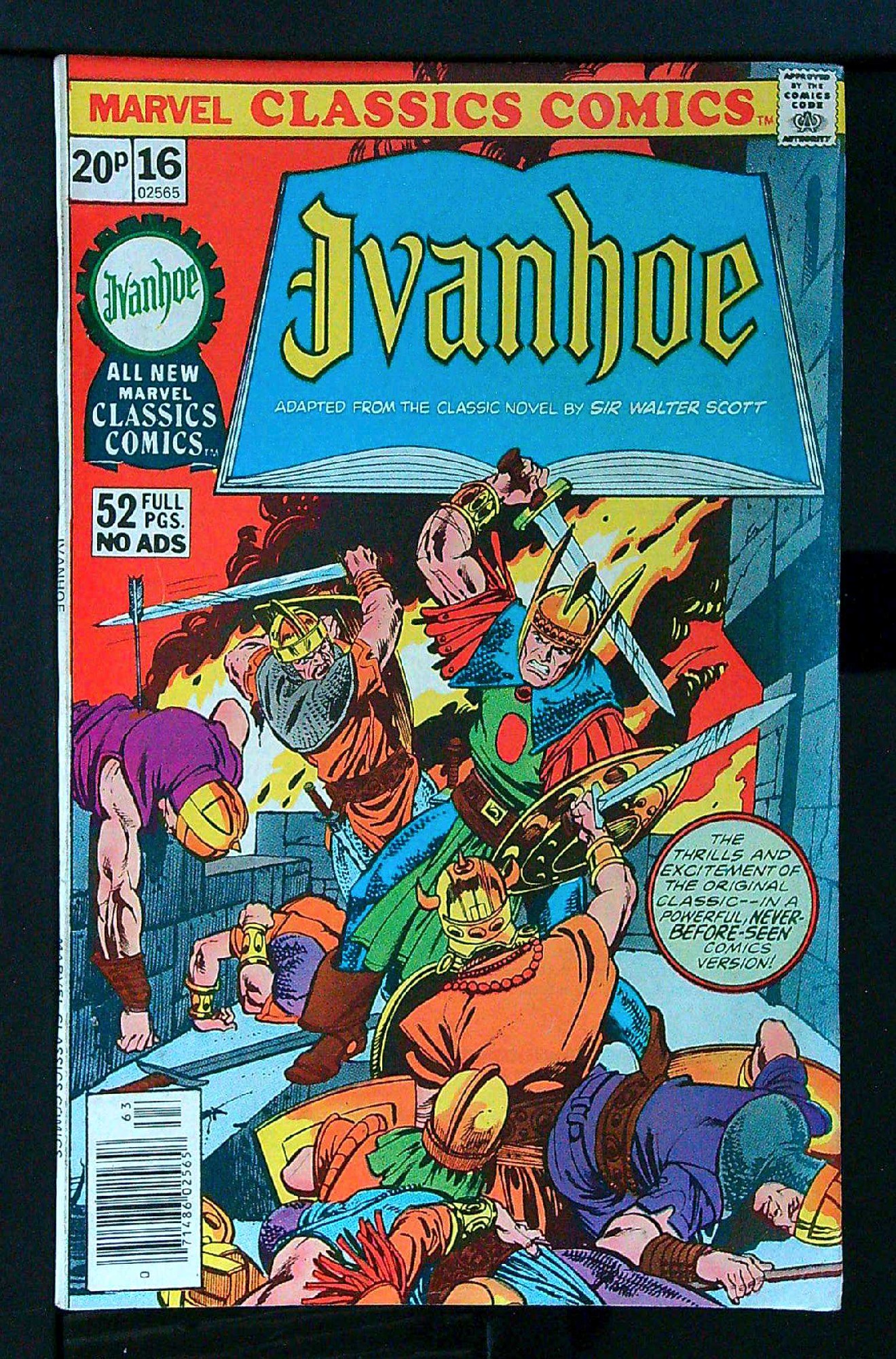ACTUAL SCAN OF COMIC!<br> Cover of Marvel Classics Comics Featuring (Vol 1) #16. One of 250,000 Vintage American Comics on sale from Krypton!