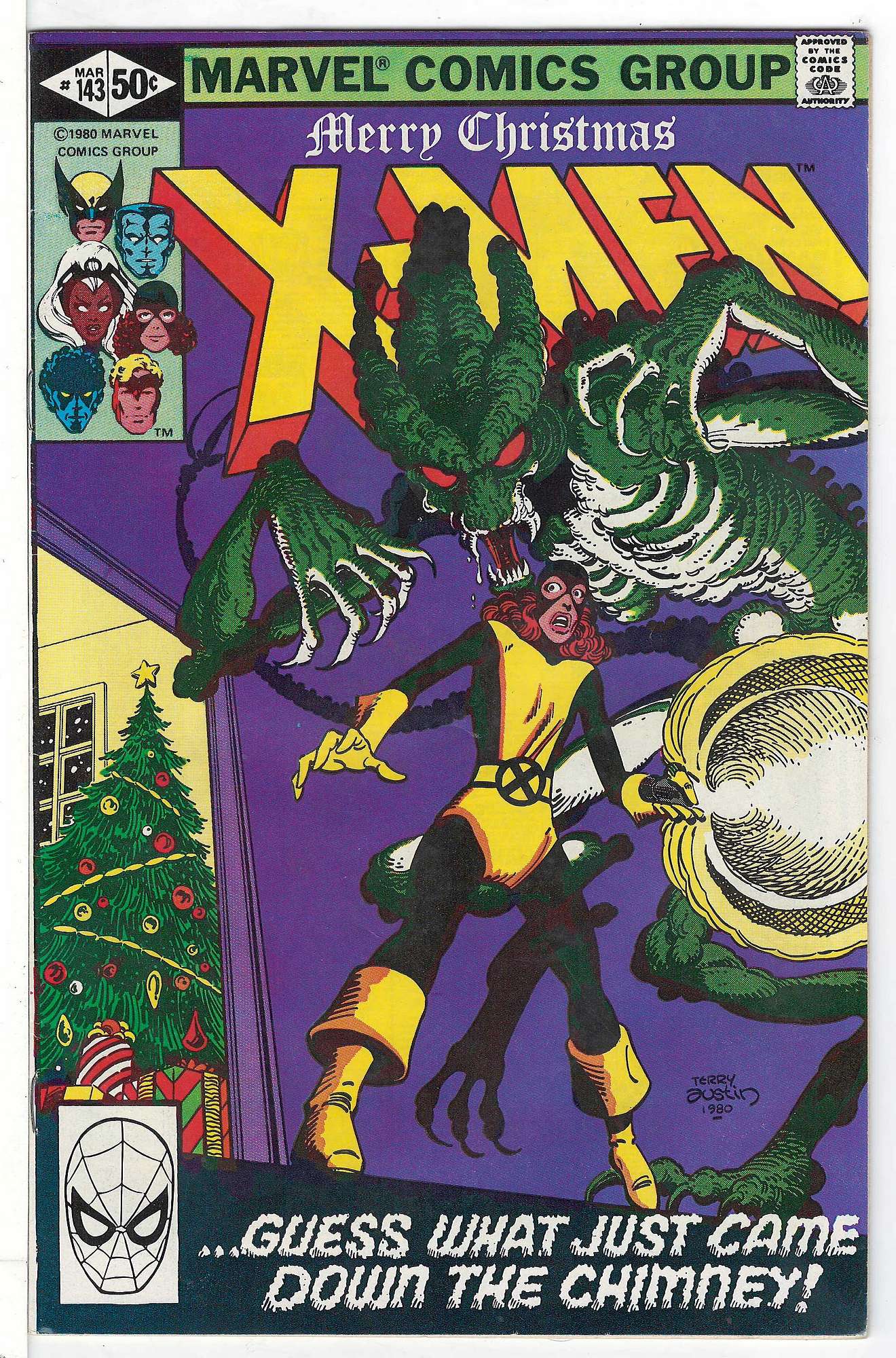 ACTUAL SCAN OF COMIC!<br> Cover of Uncanny X-Men (Vol 1) #143. One of 250,000 Vintage American Comics on sale from Krypton!