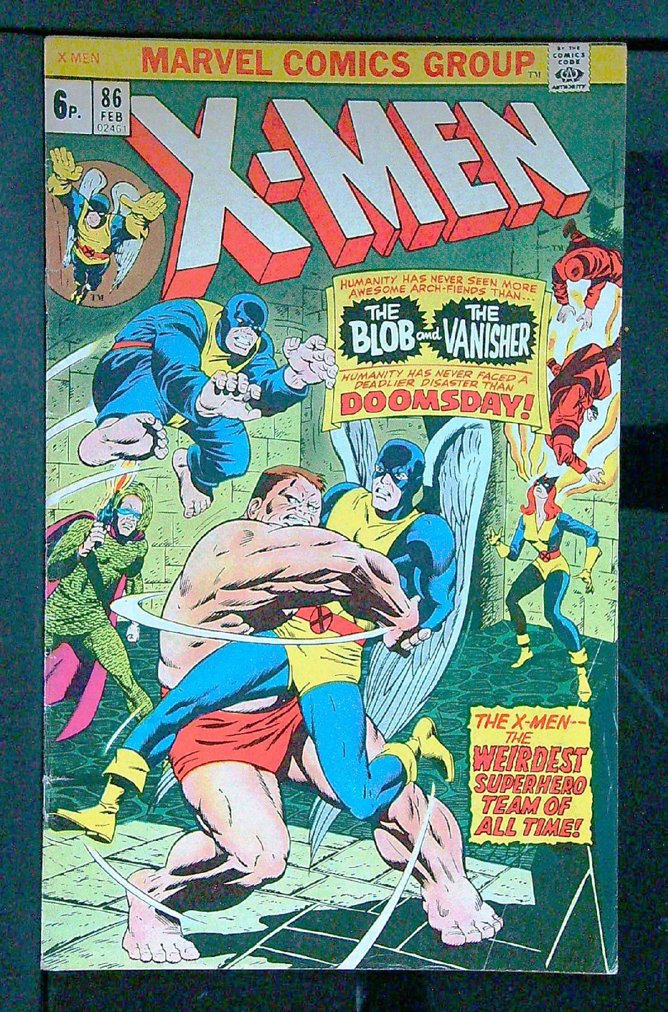 ACTUAL SCAN OF COMIC!<br> Cover of Uncanny X-Men (Vol 1) #86. One of 250,000 Vintage American Comics on sale from Krypton!