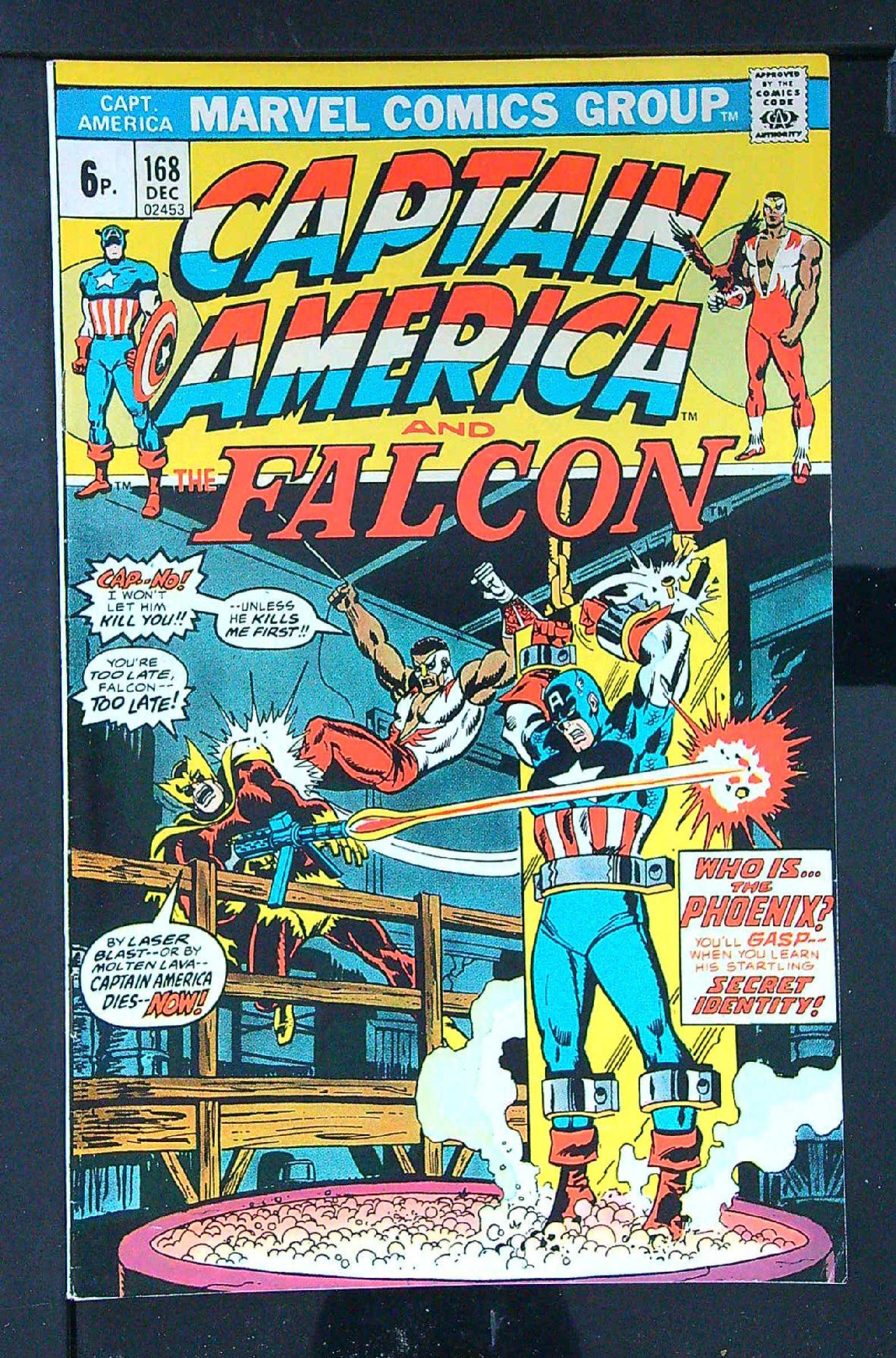1st Baron Helmut Zemo<br>ACTUAL SCAN OF COMIC!<br> Cover of Captain America (Vol 1) #168. One of 250,000 Vintage American Comics on sale from Krypton!