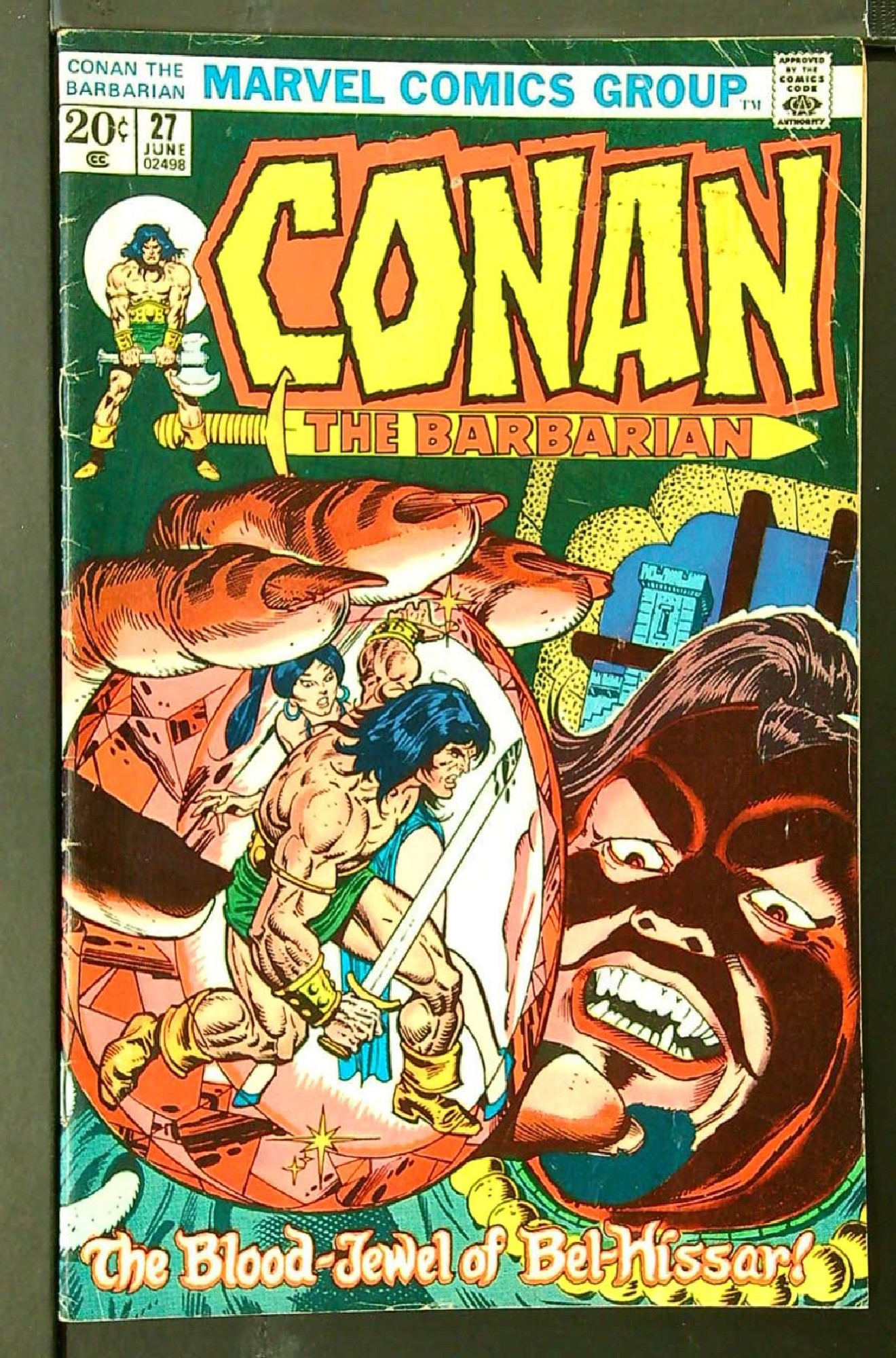 Cover of Conan the Barbarian (Vol 1) #27. One of 250,000 Vintage American Comics on sale from Krypton!